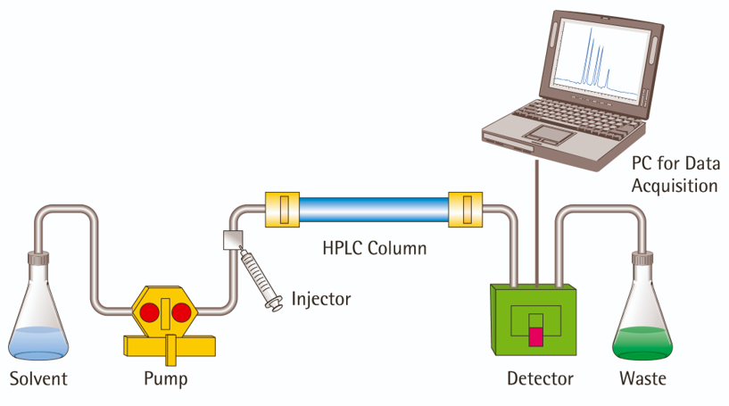 The Principle of High-Performance Liquid Chromatography (HPLC)