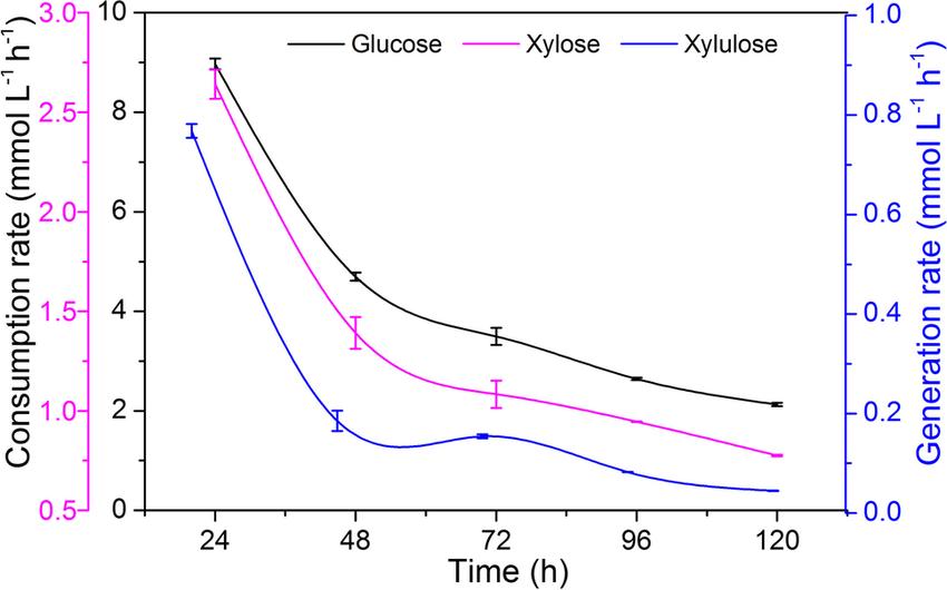 Metabolic analysis of glucose, xylose, and xylulose for biohydrogen production in Klebsiella sp. WL1316