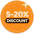 5-20% Discount