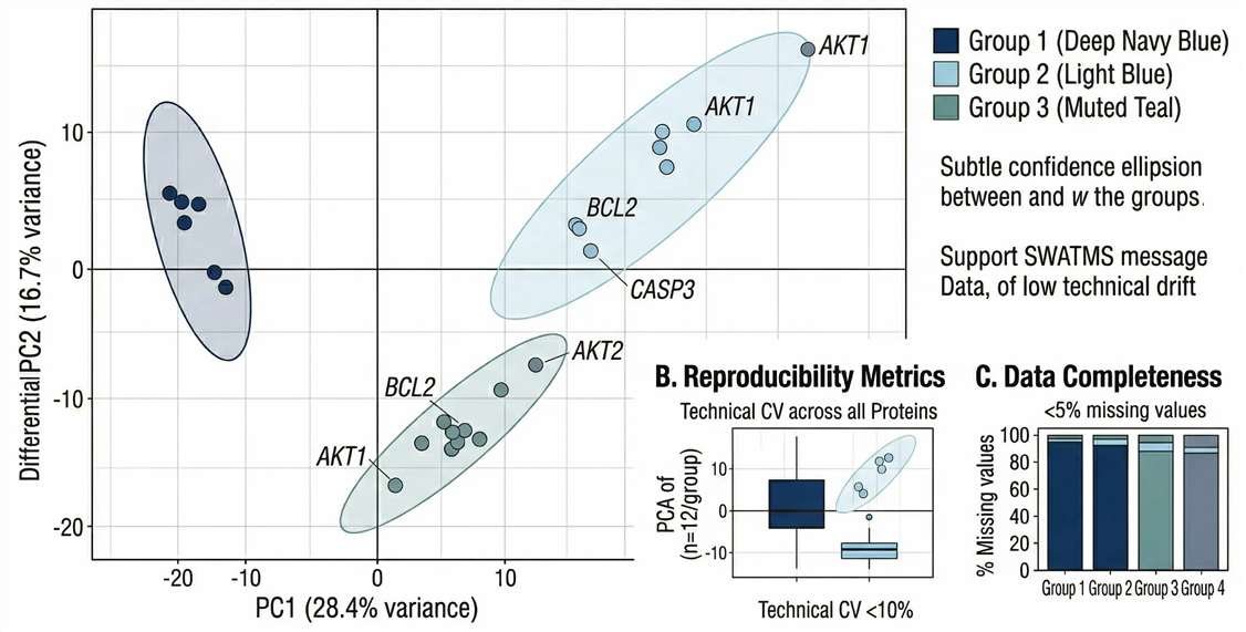 PCA plots demonstrating data robustness