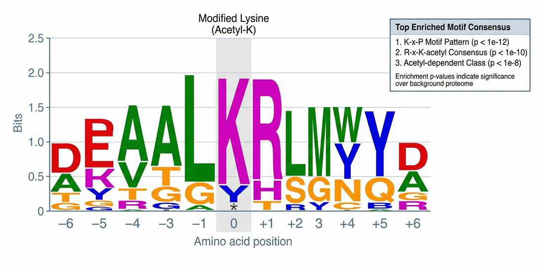 Motif logo and sequence-context enrichment