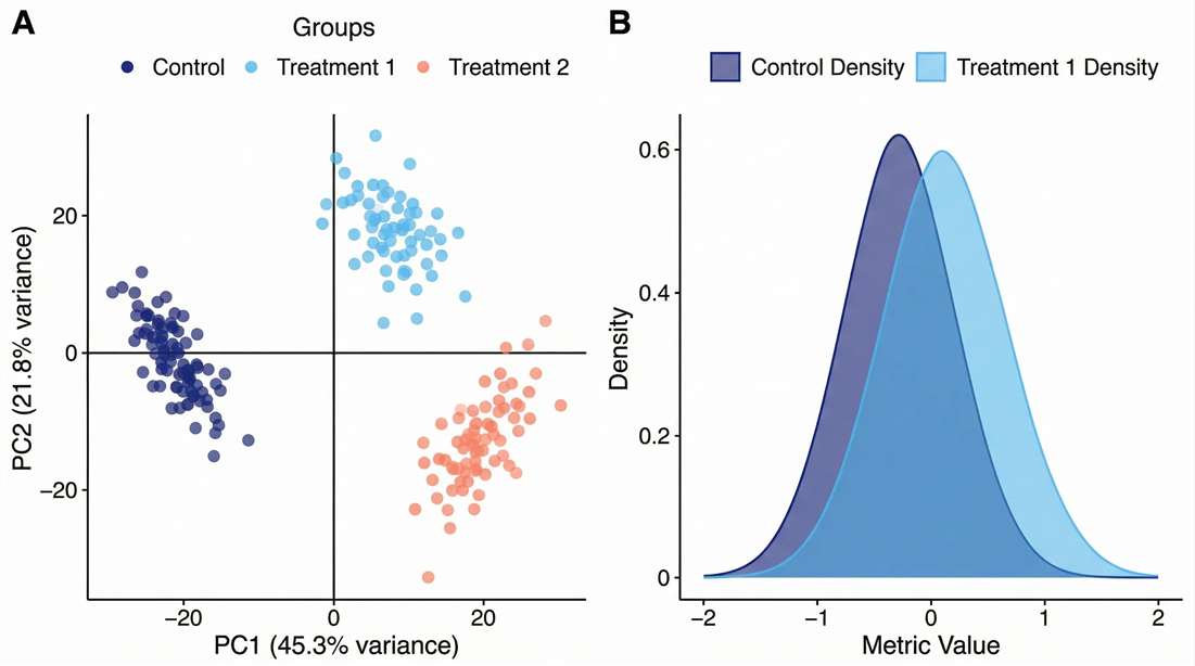 PCA and CV Density Plots