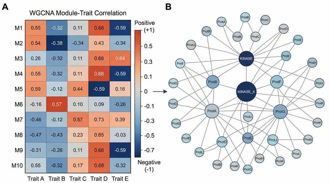 WGCNA Module-Trait Map