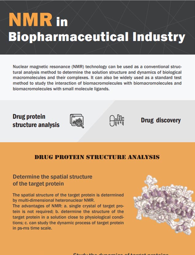 What NMR can do in the biopharmaceutical industry
