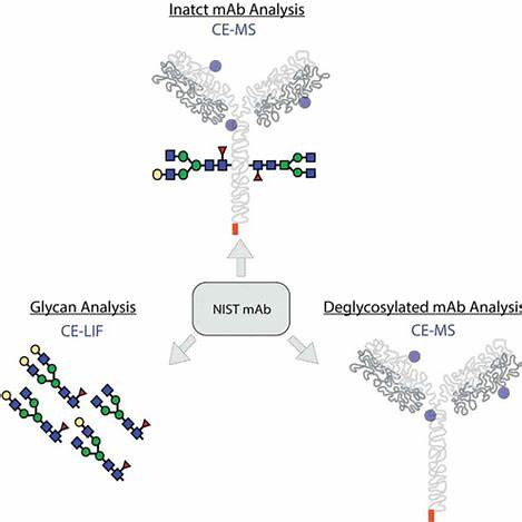 CE-MS and CE-LIF analysis of intact monoclonal antibody proteoforms and glycoforms