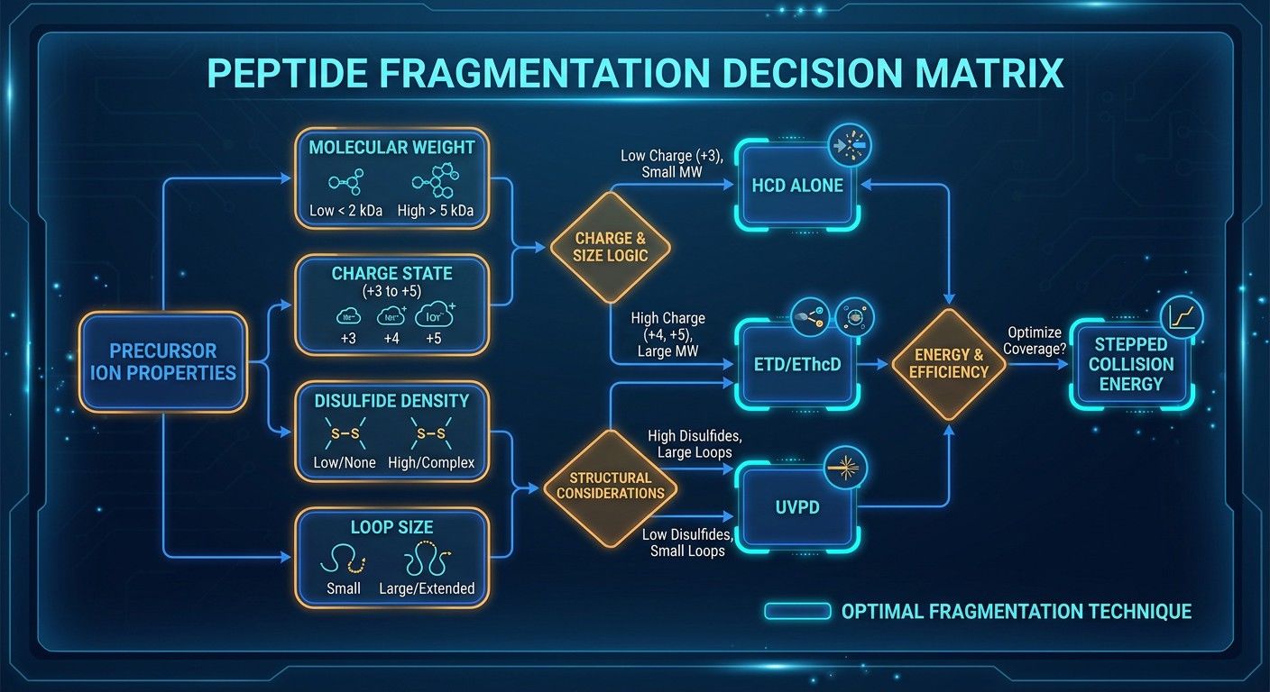 Fragmentation Mode Decision Matrix Infographic