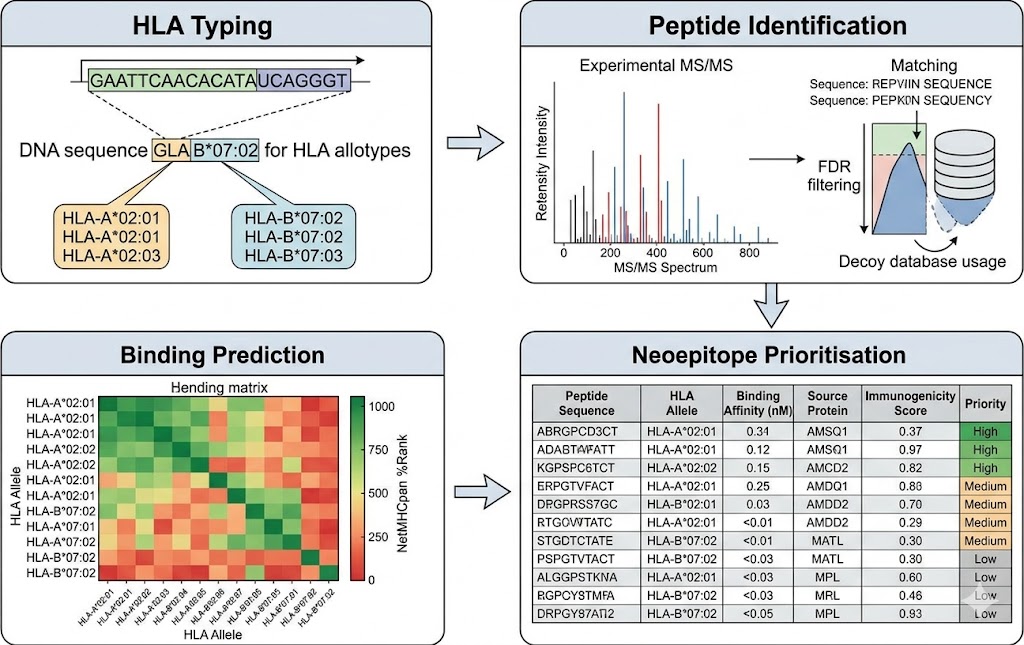 Bioinformatics pipeline for HLA binding prediction and neoepitope prioritisation