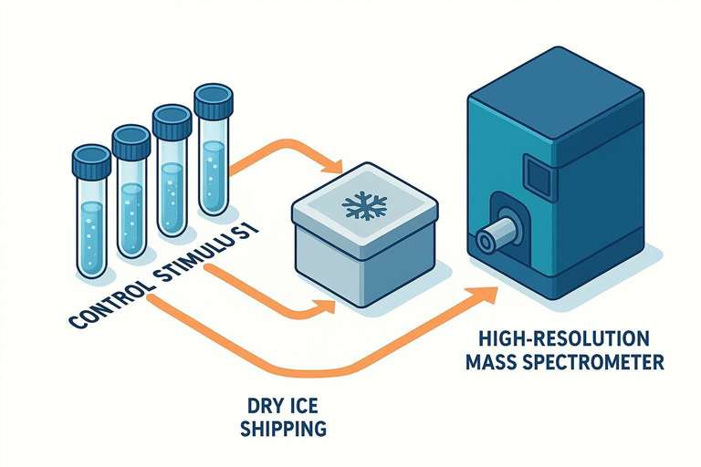 Comparative Co-IP MS workflow for 5-condition macrophage studies.