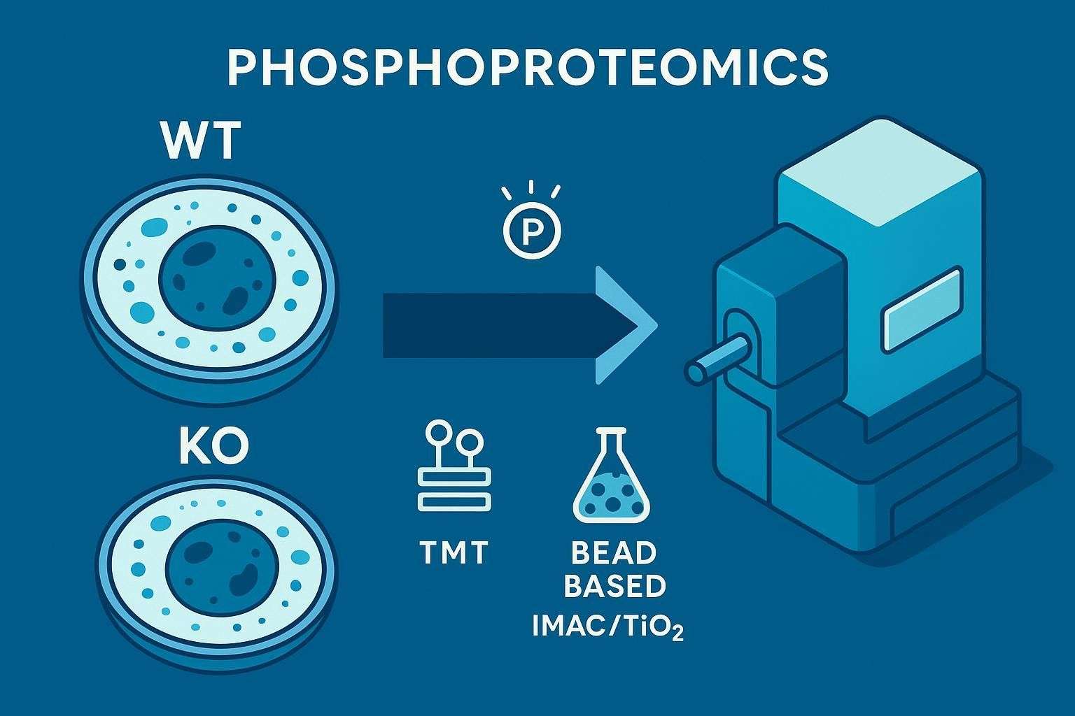 How to Compare Phosphoproteomics Between WT and KO Samples