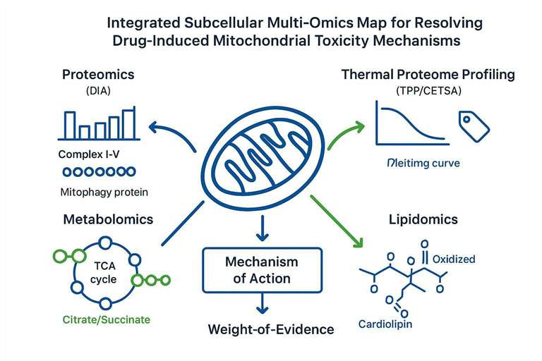 Integrated subcellular multi-omics map connecting proteomics/TPP/metabolomics/lipidomics hallmarks to mechanism-of-action and weight-of-evidence