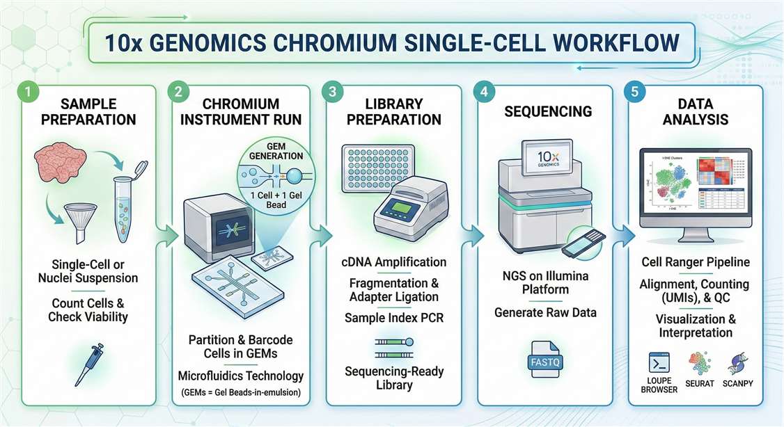 10x Genomics Chromium workflow
