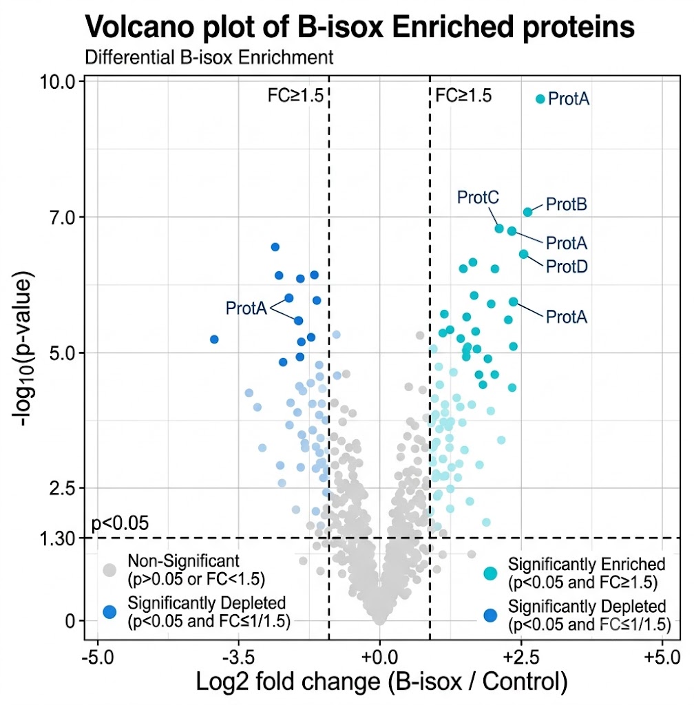 B-isox MS case study: LCD hydrogel formation