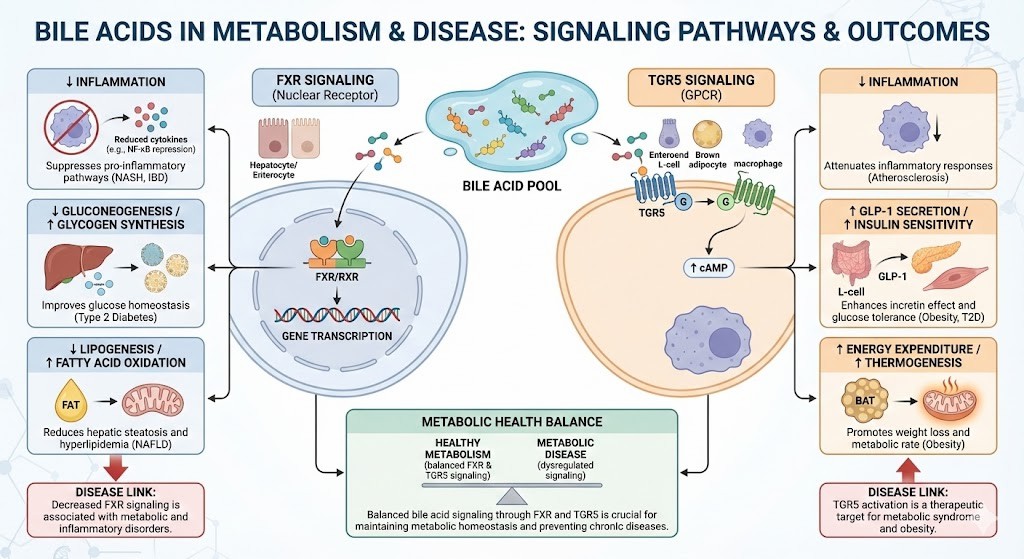 Comparison of sensitivity between traditional methods and LC–MS/MS for bile acid detection