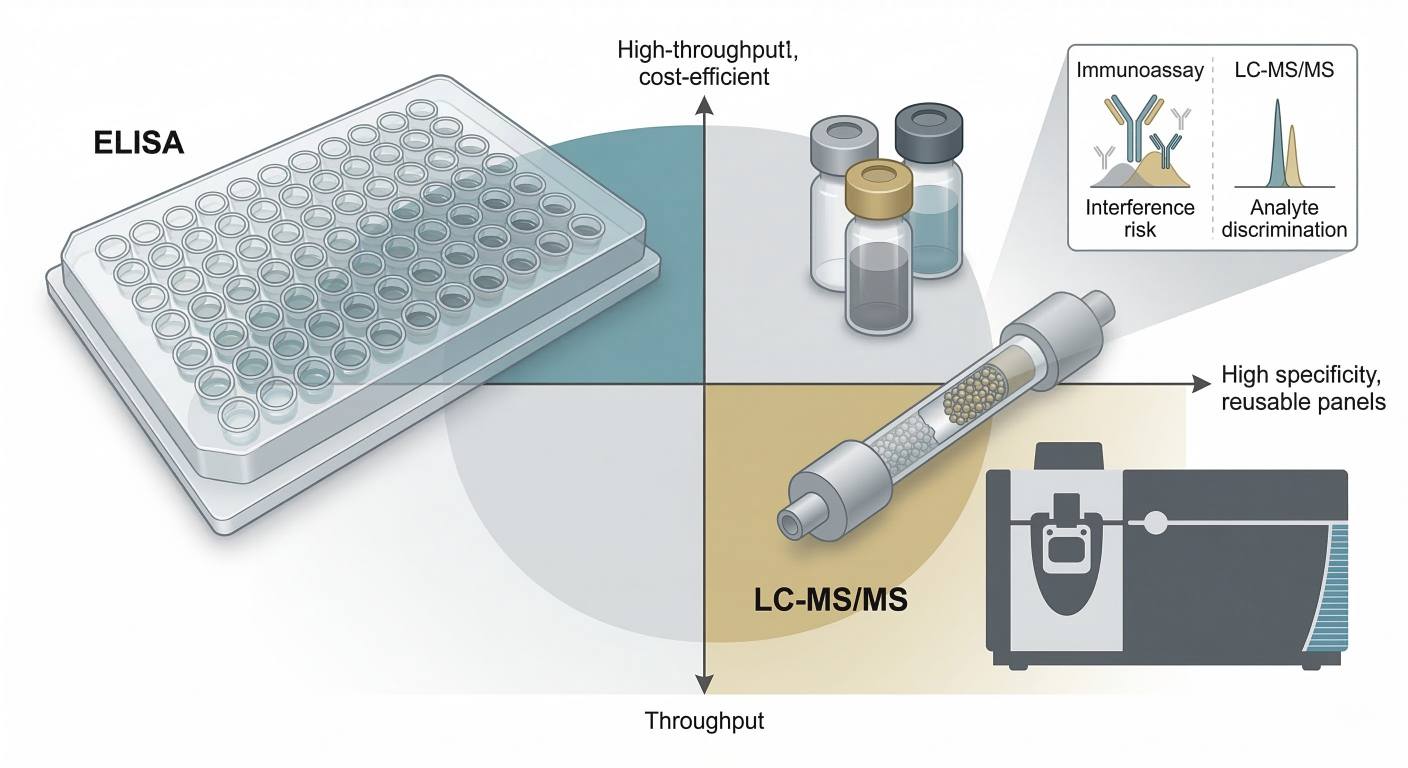 Corticosterone ELISA vs LC-MS/MS (RUO): Specificity, Cross-Reactivity Risk, and When Mass Spec Wins