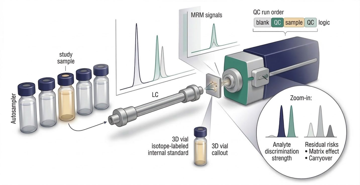 Figure 2. LC-MS/MS trust depends on the visible evidence chain