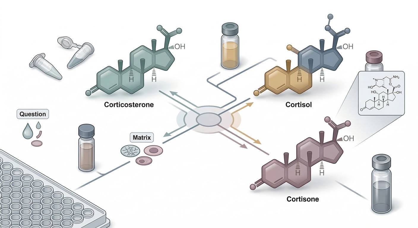 Corticosterone vs Cortisol (and Cortisone) in RUO Research: Which to Measure, When, and Why