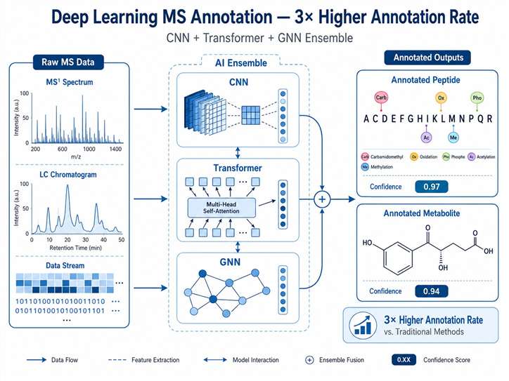 Deep learning MS annotation workflow from raw spectra to confident identifications