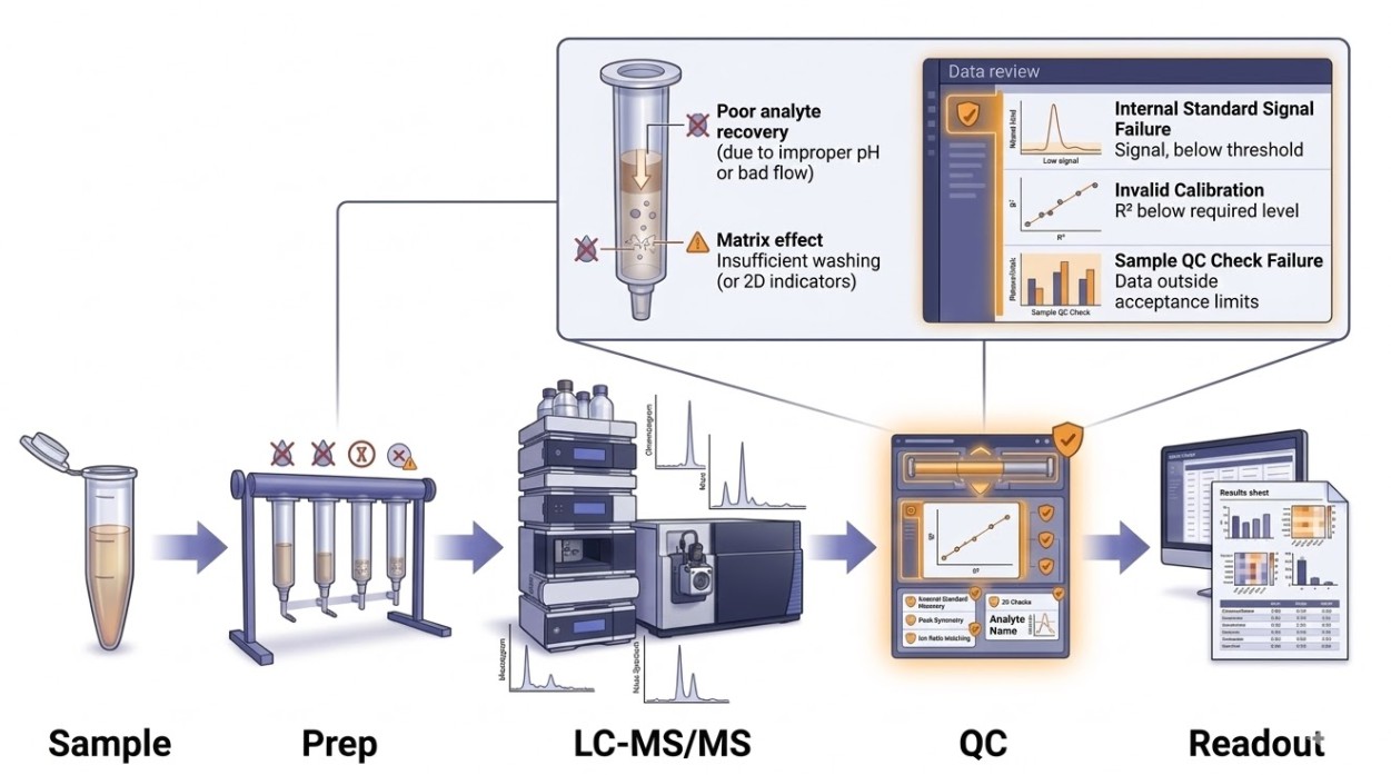 RUO review workflow for targeted endocannabinoid quantification