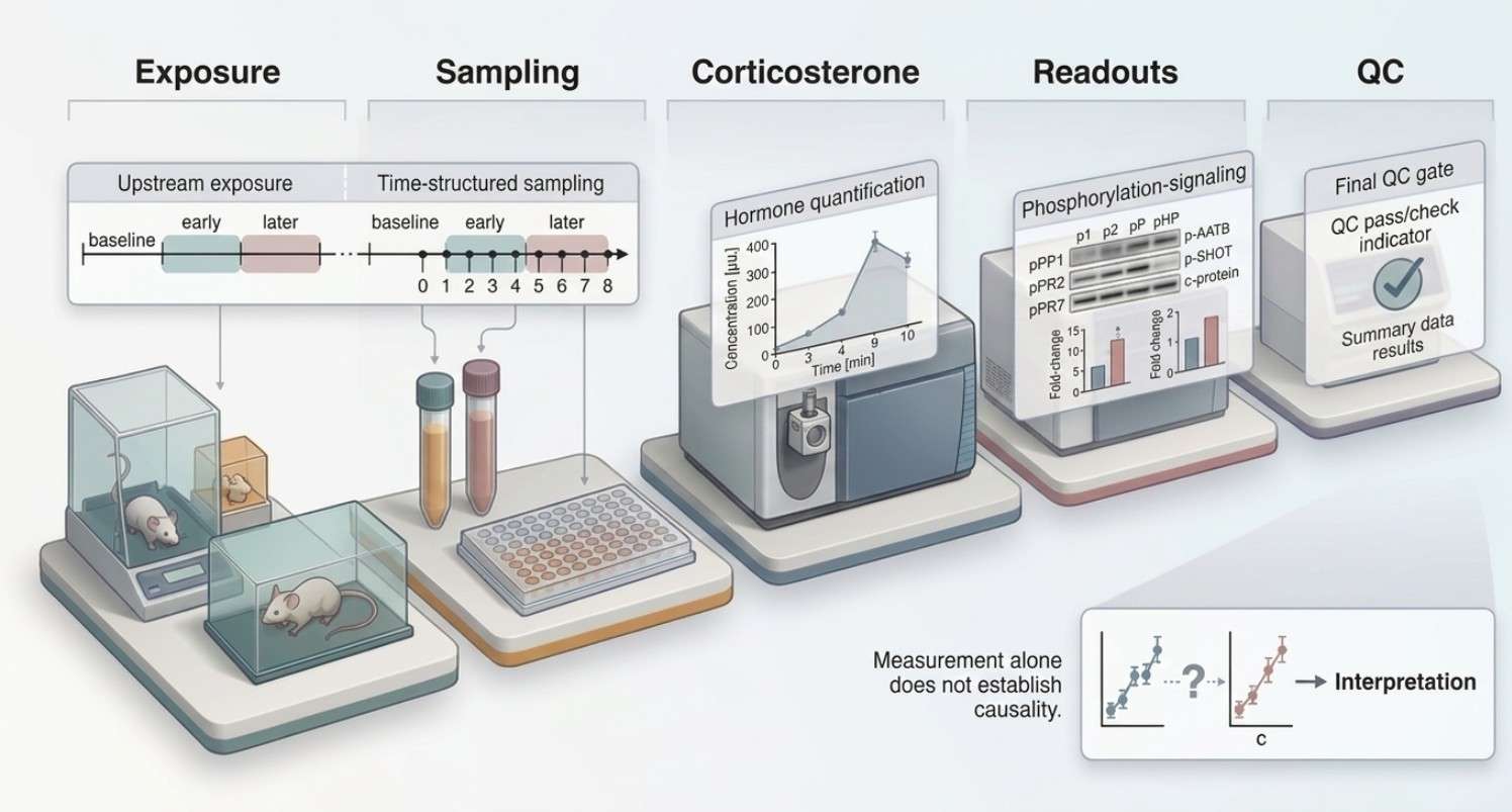Where Corticosterone Measurement Fits in a Mechanism Study