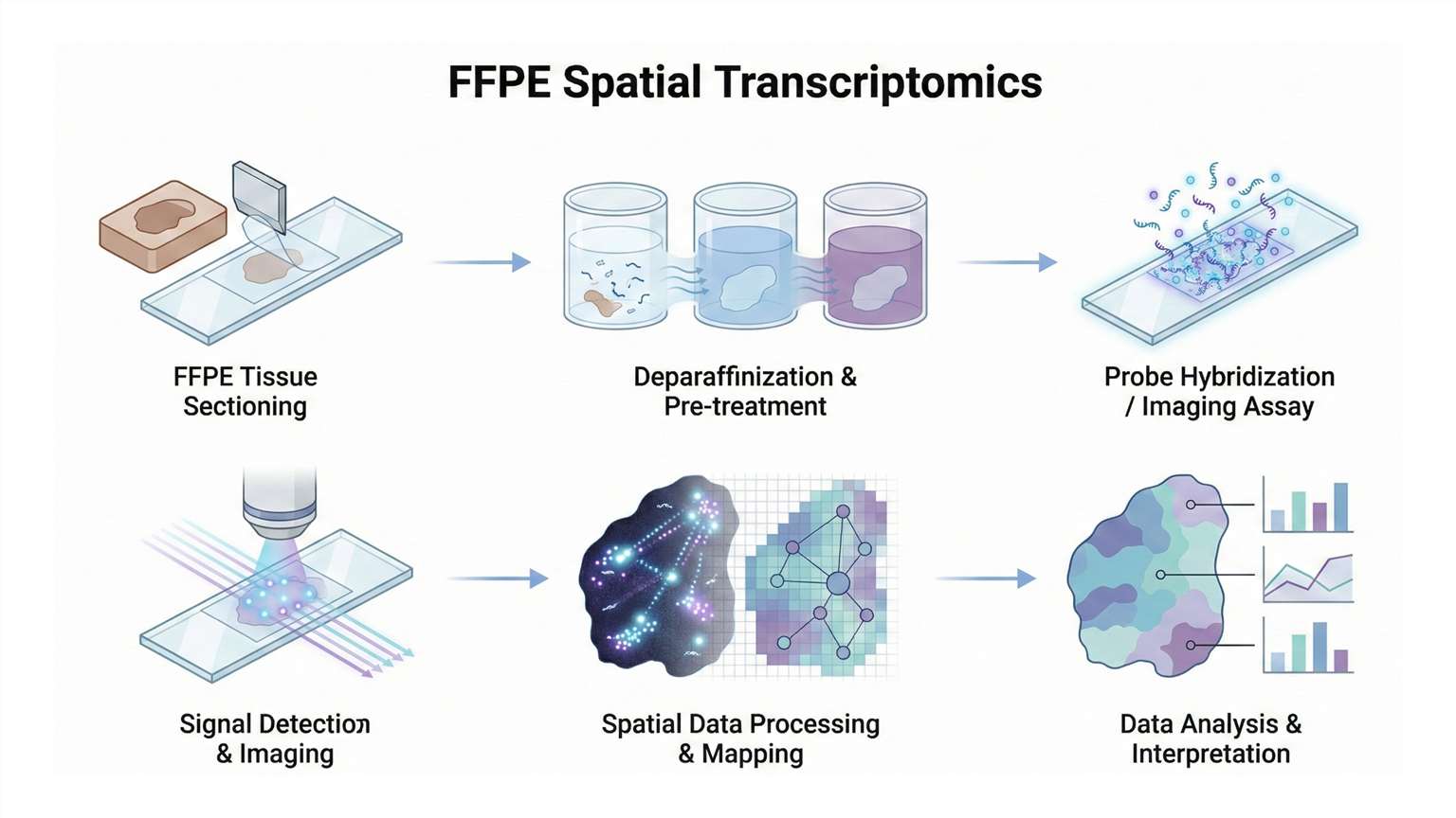 FFPE spatial transcriptomics workflow