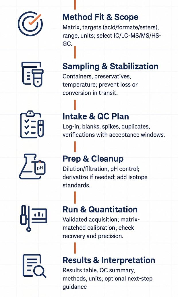 Formic Acid Analysis Workflow
