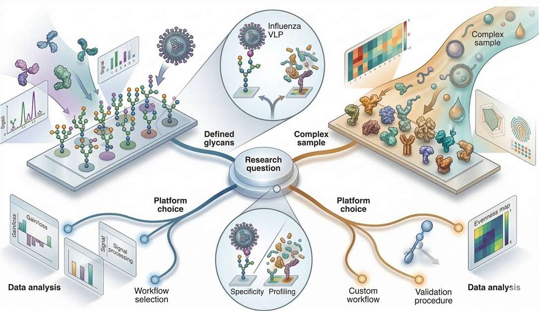 Practical comparison of glycan microarray and lectin microarray