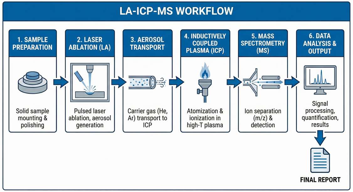 LA-ICP-MS workflow