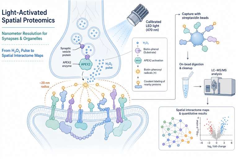 Photo-proximity labeling APEX spatial proteomics service