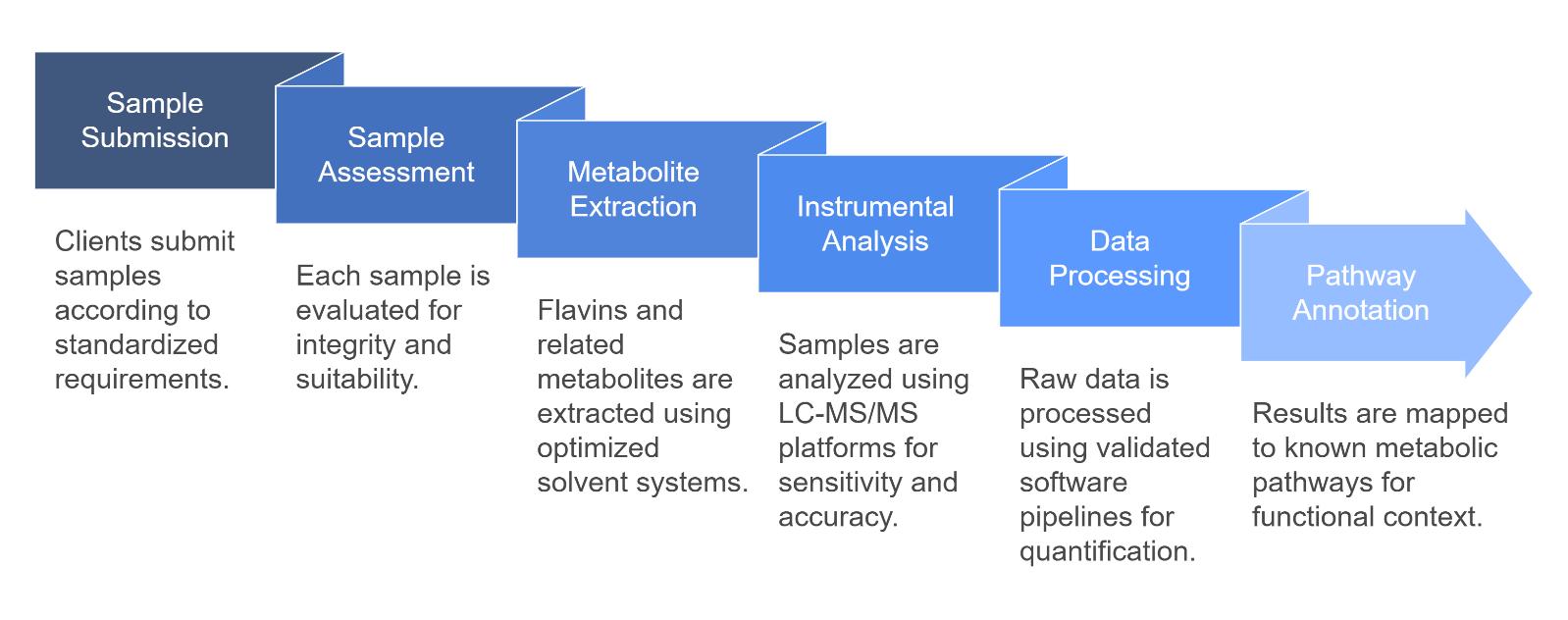 Flavins Analysis Process