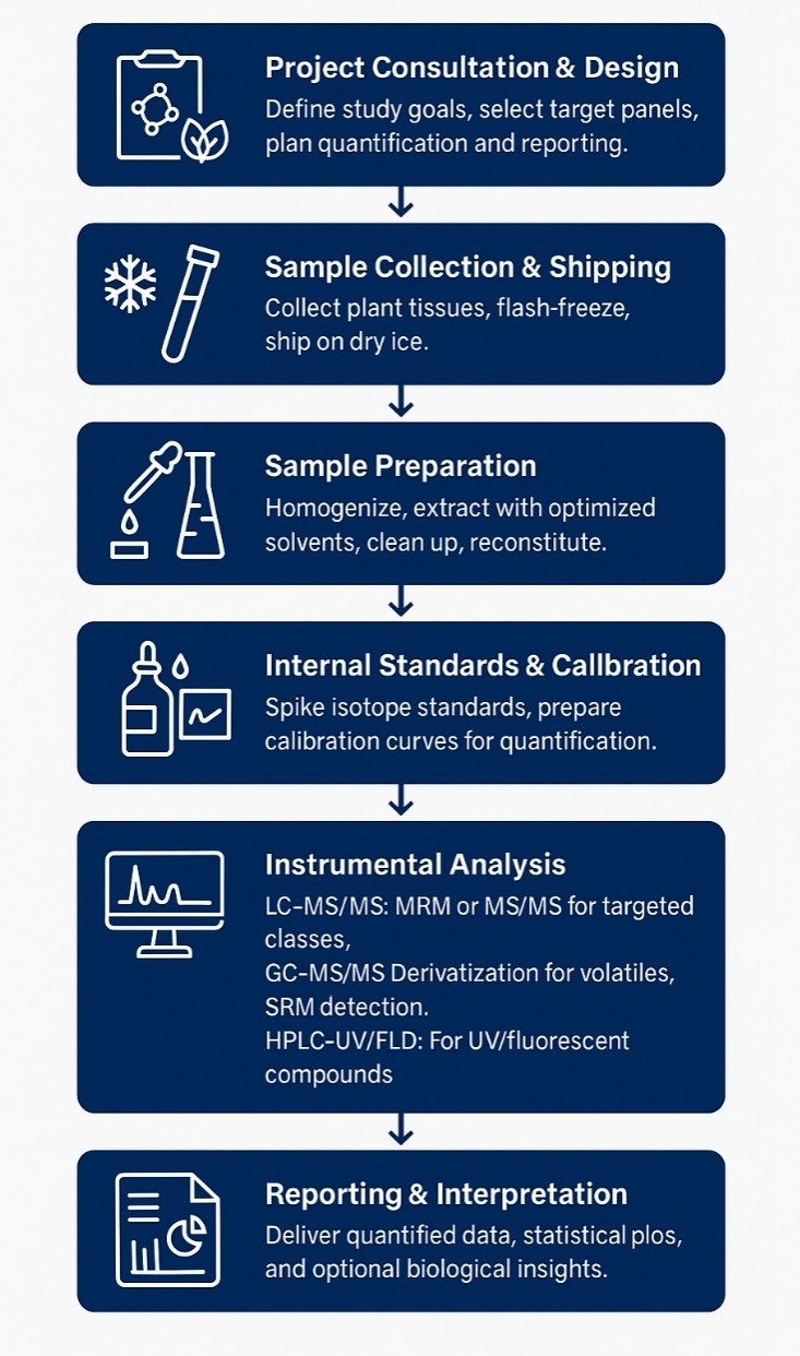 Plant Targeted Metabolomics Workflow