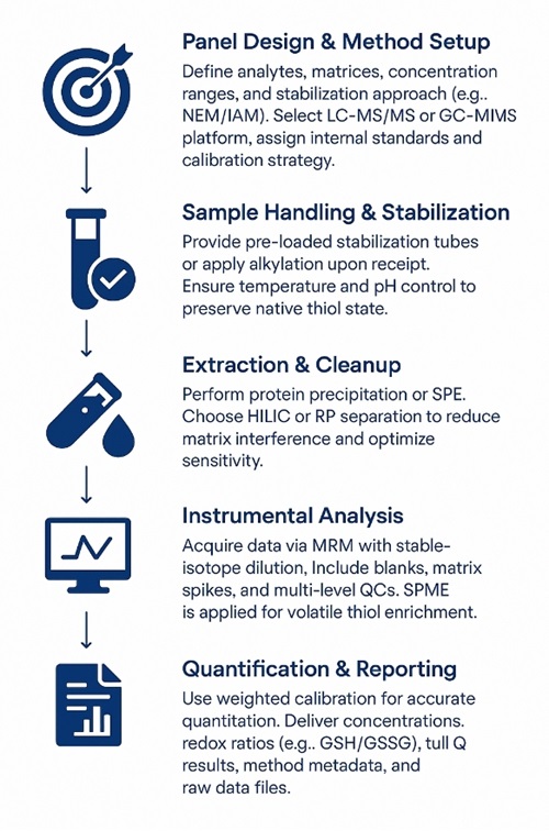 Thiols Analysis Workflow