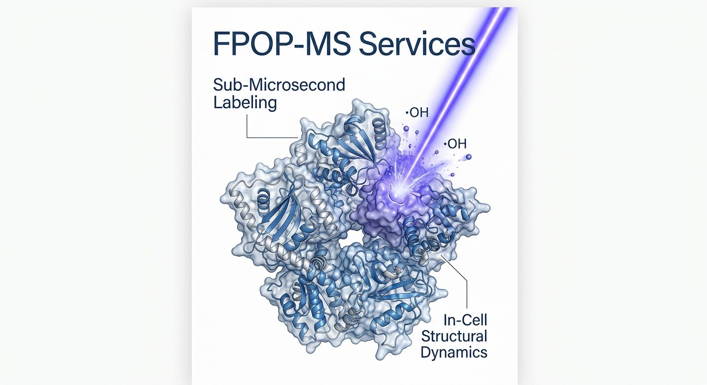 Fast Photochemical Oxidation of Proteins (FPOP-MS) Services