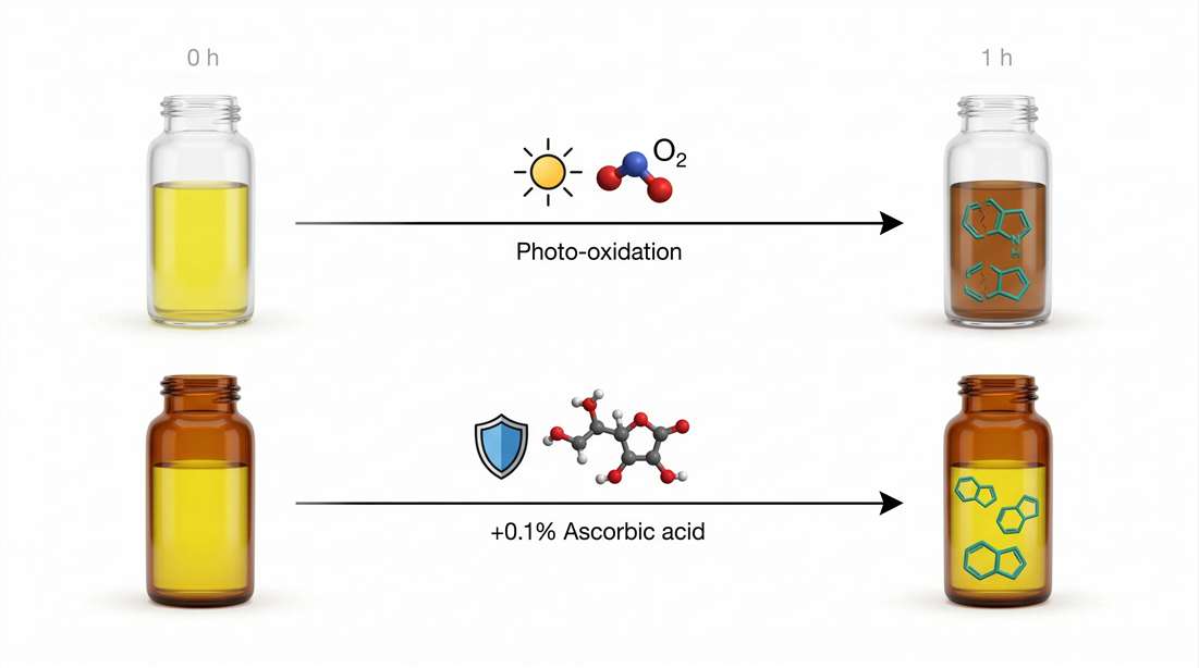 Pre-analytical workflow for preserving indole integrity