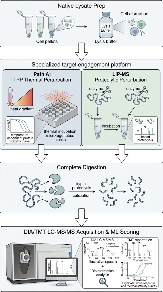 Stability-Shift MS Dual-Engine Workflow combining TPP and LiP-MS.