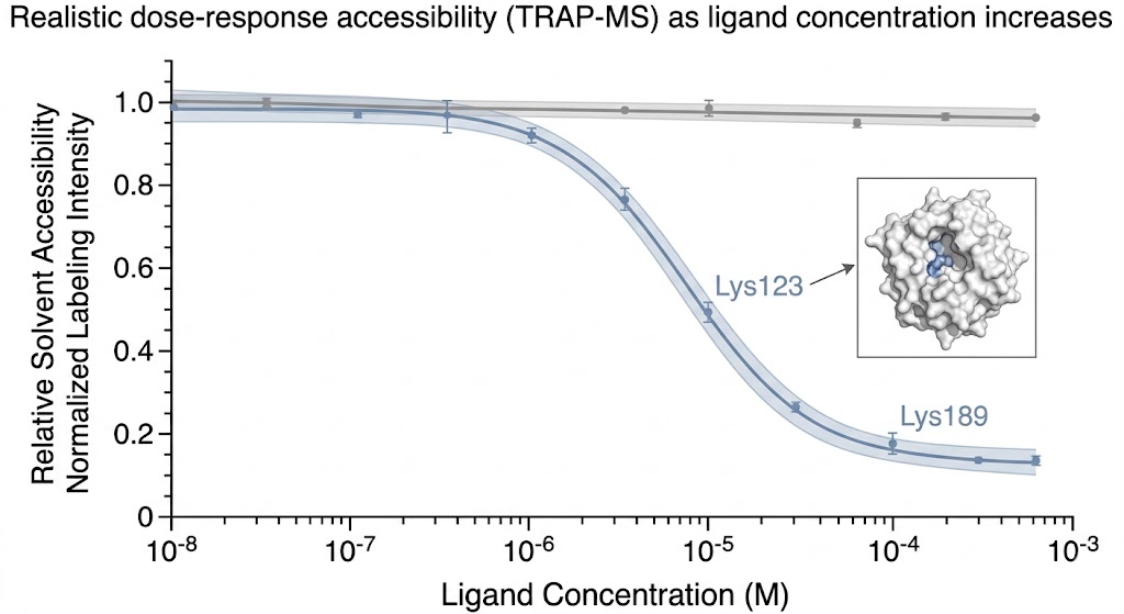 Dose-Response Accessibility Curves for specific target engagement