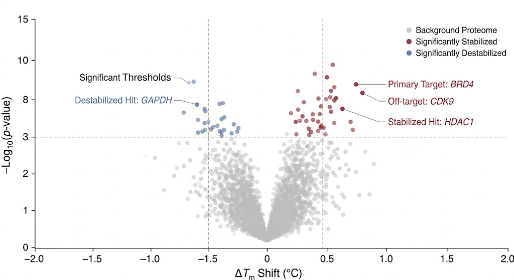 Target ID Volcano Plots
