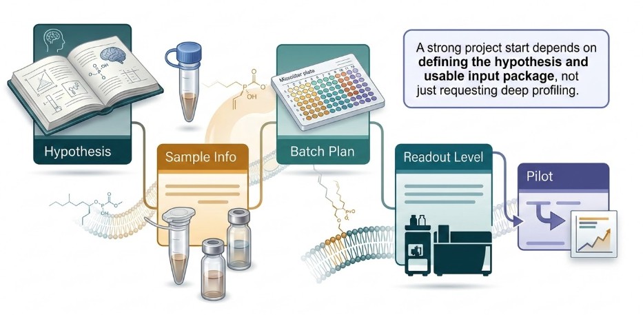 Checklist infographic for project preparation