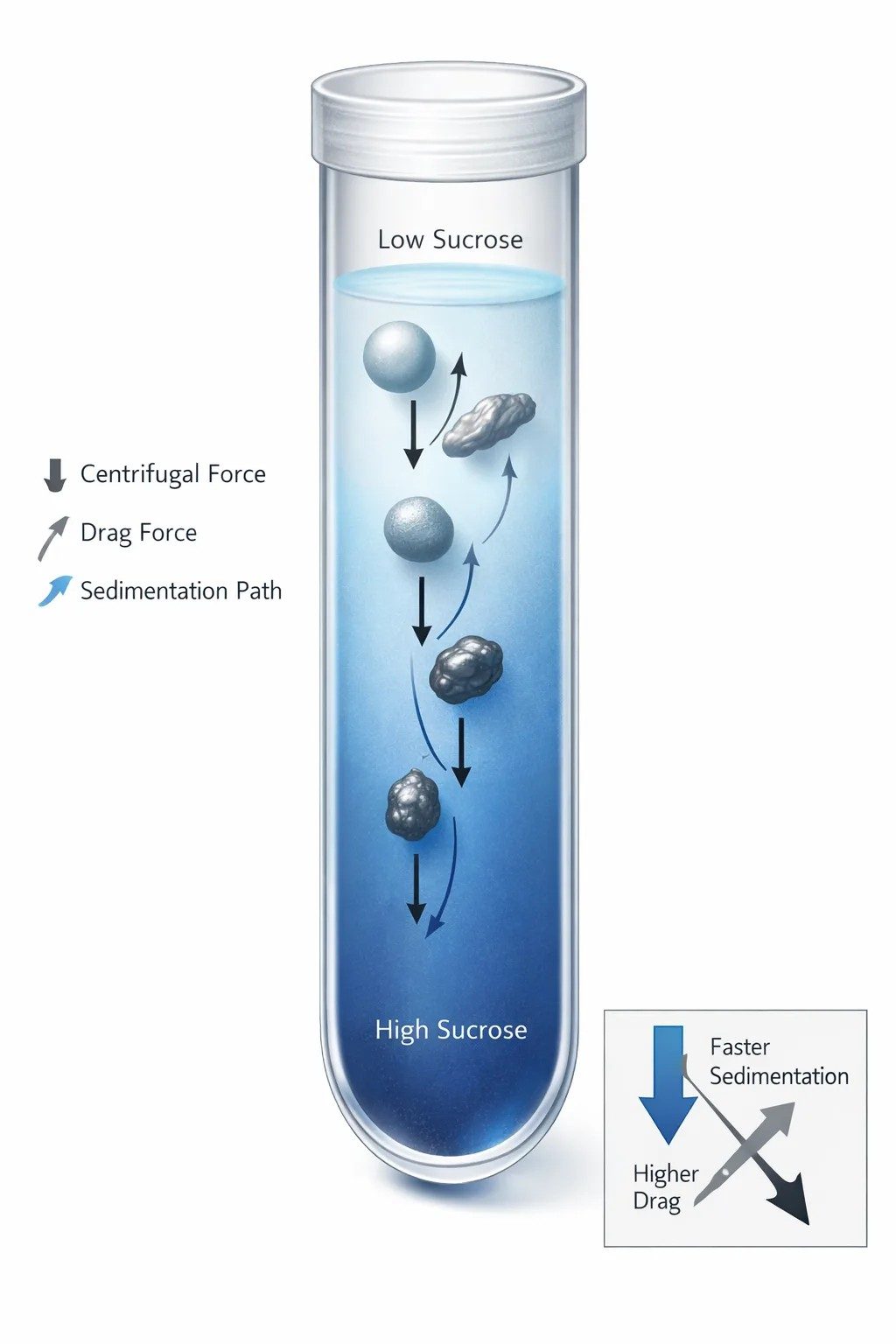 Figure 1: Sedimentation e gradient