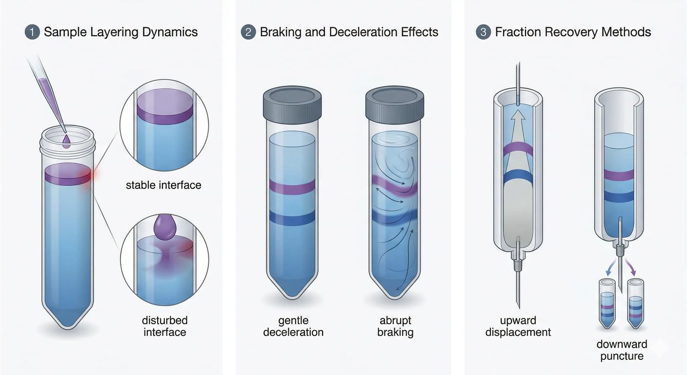 Figure 4 highlights why loading, stopping, and recovery must be treated as part of the separation rather than post-separation handling.