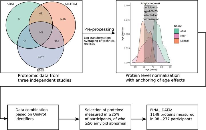 Preprocessing of Protein Quantitative Data Analysis