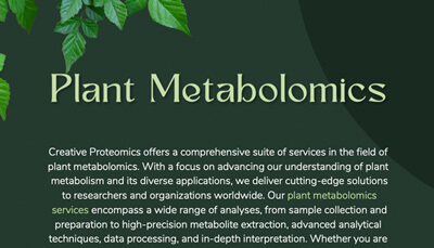 Plant Metabolomics 