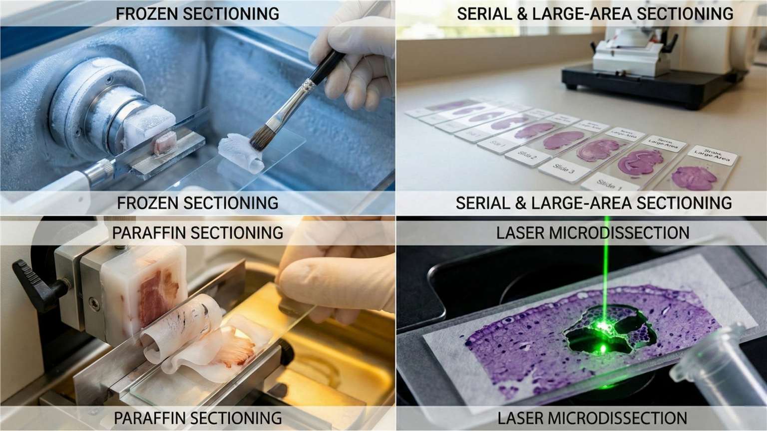 Our sectioning services diagram