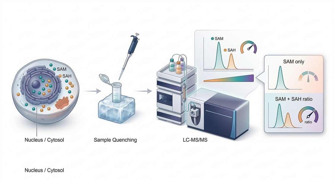 Figure 2. Experimental Logic for Measuring SAM/SAH Ratio and Interpreting Methylation Pressure