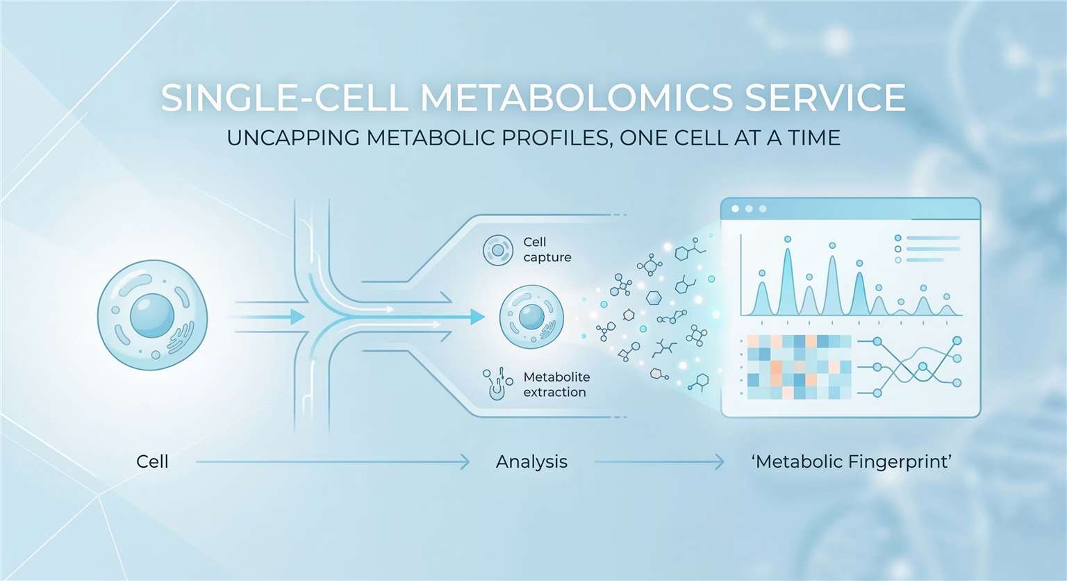 single cell metabolomics service overview