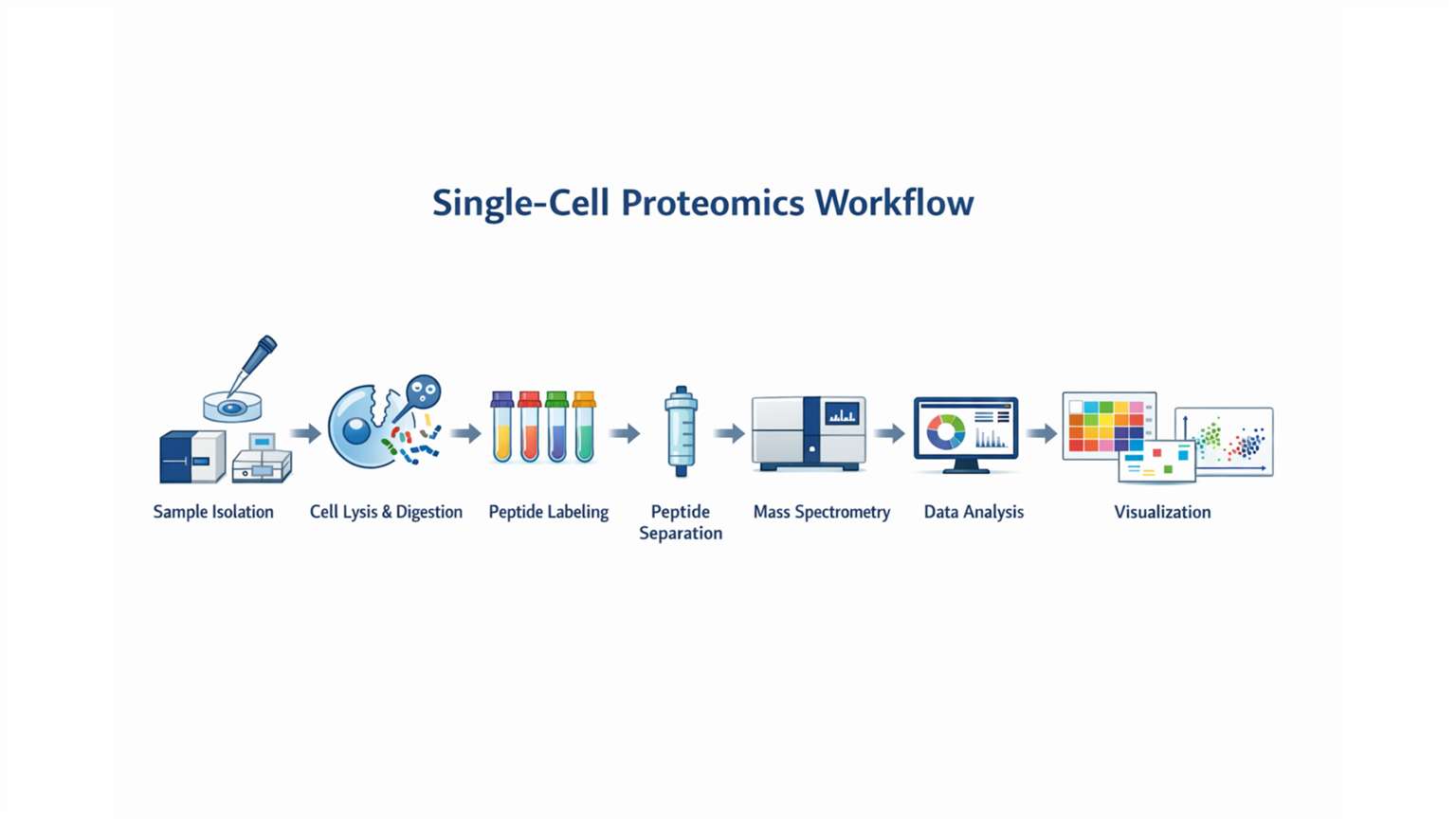 workflow of single cell proteomics
