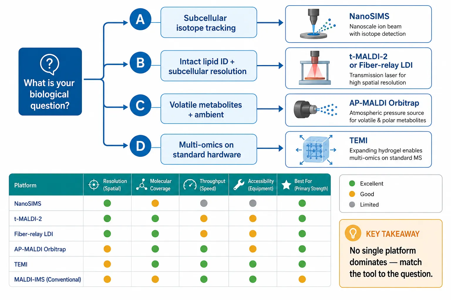 Platform Selection Decision Framework for Single-Cell MSI