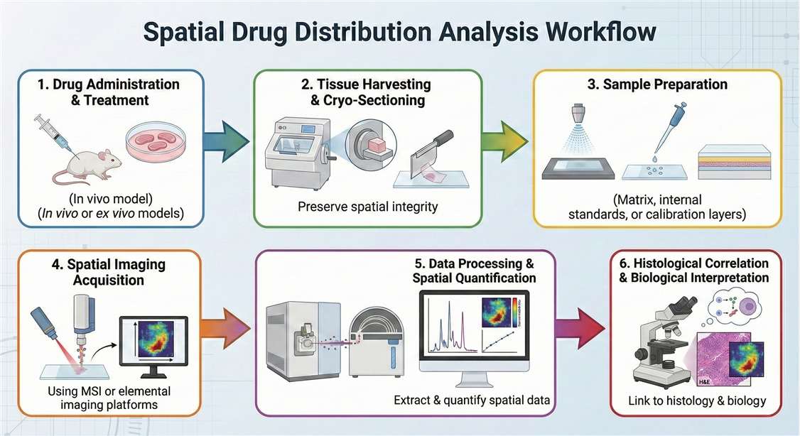 spatial drug distribution analysis workflow