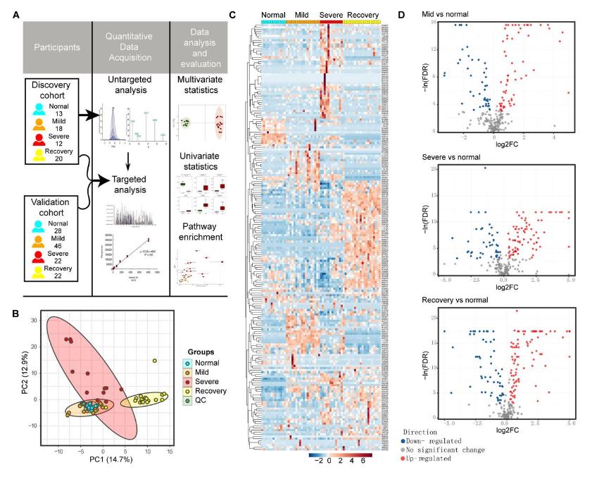 Unraveling COVID-19 Pathogenesis through Metabolomics Analysis