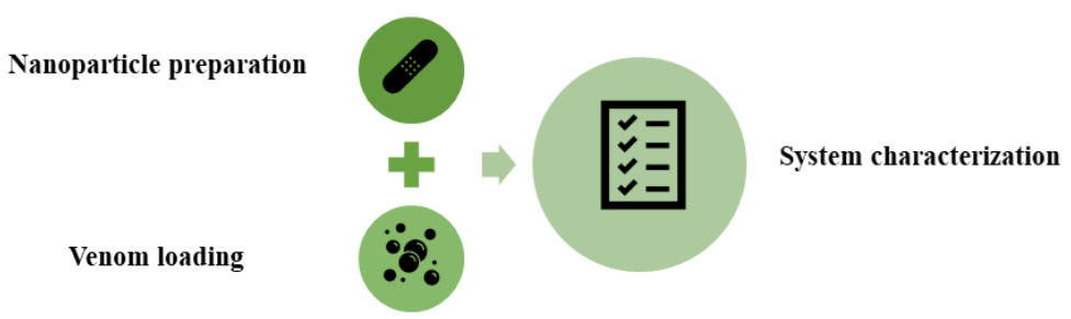 Loading Coarse Venom with Nanoparticles